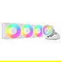 ARCTIC Liquid Freezer III Pro 360 A-RGB (White) - Kit de refrigeración líquida CPU, 360mm, 3 ventiladores de 12 cm, iluminación ARGB multicolor, blanco, soporte LGA1851/AM5