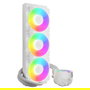 ARCTIC Liquid Freezer III Pro 360 A-RGB (White) - Kit de refrigeración líquida CPU, 360mm, 3 ventiladores de 12 cm, iluminación ARGB multicolor, blanco, soporte LGA1851/AM5