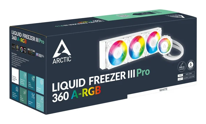 Arctic Liquid Freezer III Pro 360 A-RGB Blanco