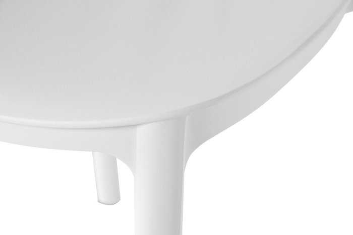 DKD Home Decor Silla Shenglong Modern Apilable Blanco PP Tratamiento UV (55.5 x 81 x 44.5 cm)