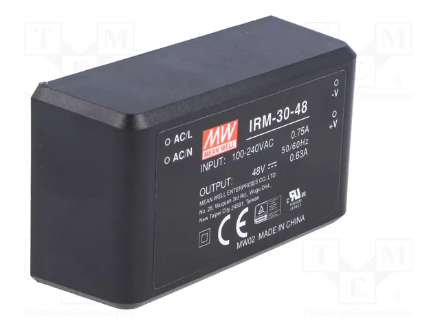 MEAN WELL IRM-30-48 Convertidor AC/DC 30,2W 48VDC