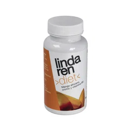 Lindaren Diet Mango Africano Suplemento Dietético 60 Cápsulas con Vitamina B6 y Cromo para el Metabolismo de las Grasas