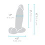 Consolador Realista B-Vibe Silicona Ø 4,4 cm (12,6 CM)