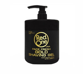 Red One Men Shaving Transparente Gold Gel 1000 ml