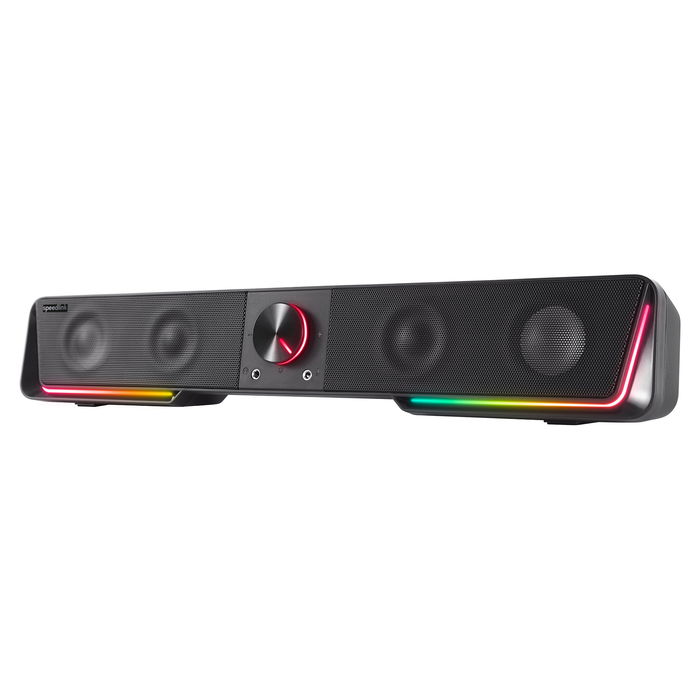 Speedlink Gravity RGB Soundbar Altavoz 6W 2" Negro con USB y Bluetooth