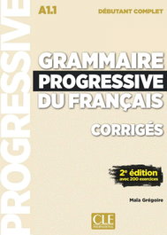 CLE-ANAYA Grammaire Progressive Niveau Débutant Complet Corrigés