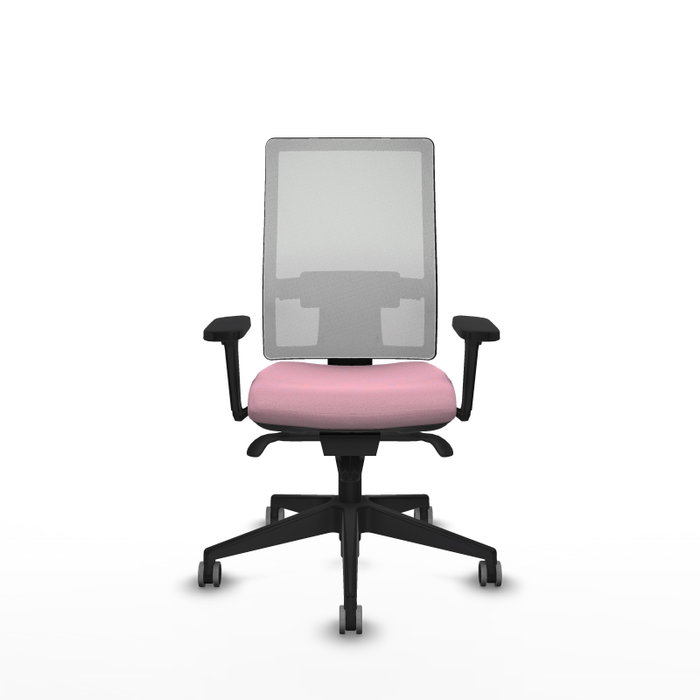 PIQUERAS Y CRESPO Silla de oficina Horna Rosa y Blanco con Mecanismo Sincro PIQUERAS Y CRESPO Silla de oficina Horna Rosa y Blanco con Mecanismo Sincro
