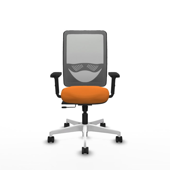 PIQUERAS Y CRESPO Silla de oficina Zulema Naranja y Gris PIQUERAS Y CRESPO Silla de oficina Zulema Naranja y Gris