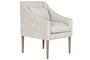 DKD Home Decor Silla de Fresno Tapizada en Poliéster Blanca