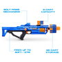 ZURU XSHOT Insanity Berzerko Pistola de juguete con 48 dardos, alcance 27 m, para niños 8+ años, manual en francés