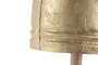 DKD Home Decor Campana de Hierro y Cuerda Dorado Desgastado 16x16x50