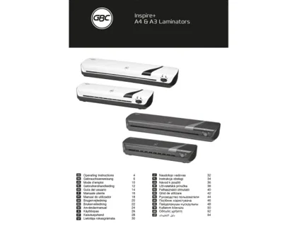 GBC Inspire+ Plastificadora Térmica A3 Blanco GBC Inspire+ Plastificadora Térmica A3 Blanco