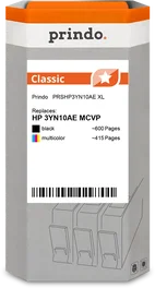 Prindo Classic XL Multipack Compatible con compatix con HP 303XL Classic XL Multipack negro y varios colores ~1015 páginas