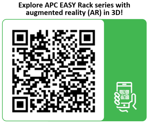 APC Easy Rack 42U Negro para 19 pulgadas