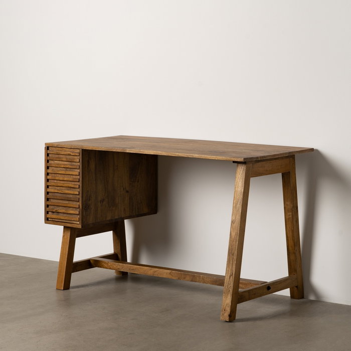 Escritorio Natural Madera de Mango 125 X 60 X 75 cm