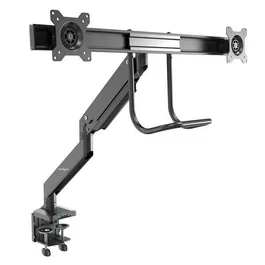 StarTech.com Brazo de Soporte para 2 Monitores con 2 Puertos USB 3.0