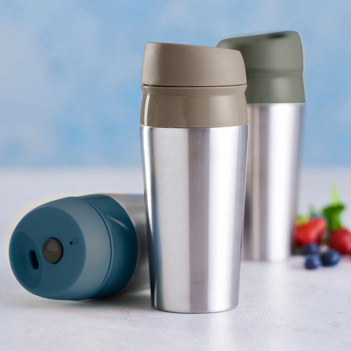 Day Mug Térmico 450 Ml con Cierre Hermético y Tapa de Rosca