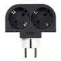 Simon Adaptador giratorio Schuko de 2 tomas