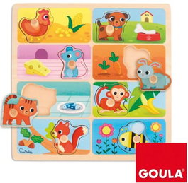 GOULA Mi Comida Favorita Puzzle 8 piezas