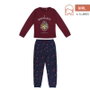 Pijama Largo Single Jersey Harry Potter Rojo 10 Años