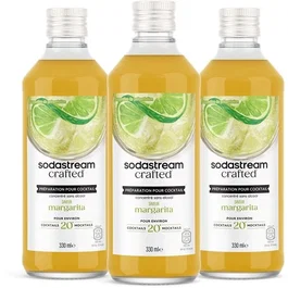 Sodastream SOD7290122640137 - Mezclador de Cócteles Margarita sin Alcohol, Frescura de Limón, 330 ml, para Máquinas de Agua con Gas