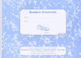 BOILEAU, Pentagrama escolar: quadern exercicis 3º curso - BOILEAU