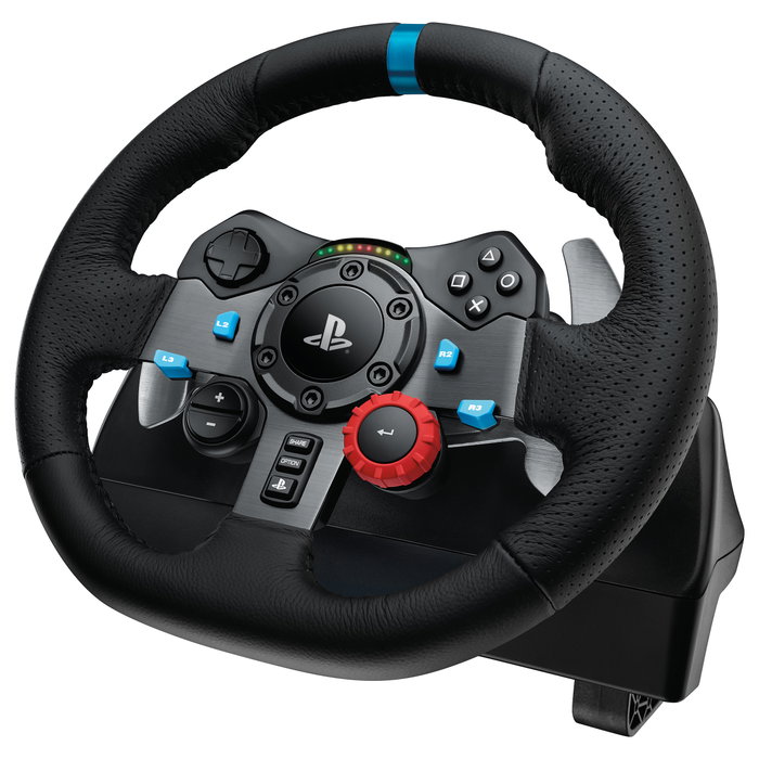 Logitech G29 + G435 Negro Volante Pedales Auriculares Gaming PC PS4 PS5 PS3 USB Aluminio