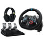 Logitech G29 + G435 Negro Volante Pedales Auriculares Gaming PC PS4 PS5 PS3 USB Aluminio