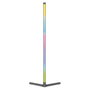Realpower 415856 Light Stick LED Standleuchte RGBIC, 60 Bombillas LED RGBIC, 8W, 1047mm, Negro, Control Remoto