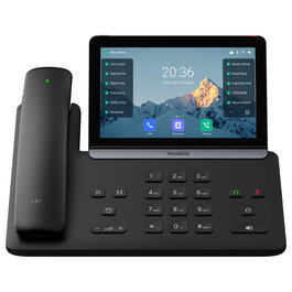 Yealink SIP-T88W Pro Teléfono IP con Pantalla Táctil, Android 13, Wi-Fi 6, Bluetooth 5.0, Color Negro, 17.8 cm (7")