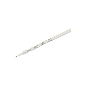 LogiLink Cable coaxial en bruto para TV/SAT, CCS, 120 dB, 4x blindaje, blanco, 100 m LogiLink Cable coaxial en bruto para TV/SAT, CCS, 120 dB, 4x blindaje, blanco, 100 m