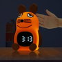DieMaus Despertador con Luz para Niños - Ratón Naranja