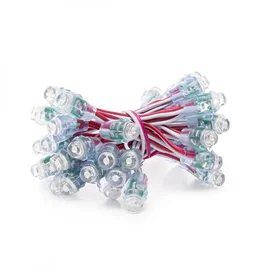 Epistar Pixel LED 0.1W 2Lm 12Mm 5V Rojo (Cadena 50 Unidades) 50.000H [DE-PIX-12-R]