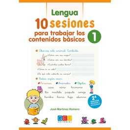 GEU 10 Sesiones para trabajar los contenido básicos : lengua y matemáticas 1