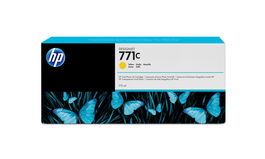 HP Cartucho de tinta 771C Amarillo, 775ml Original