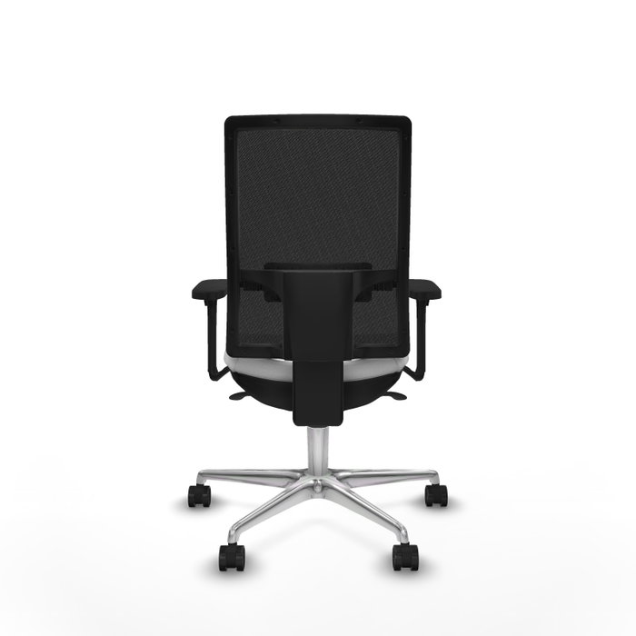 PIQUERAS Y CRESPO Silla de oficina Horna con mecanismo Sincro, Blanco y Negro PIQUERAS Y CRESPO Silla de oficina Horna con mecanismo Sincro, Blanco y Negro