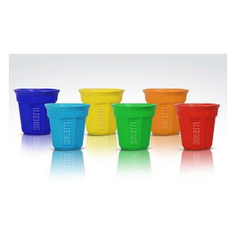 Bialetti BICCHIERINO Espressobecher-Set 6-tlg., 6 Vasos para Café de Colores