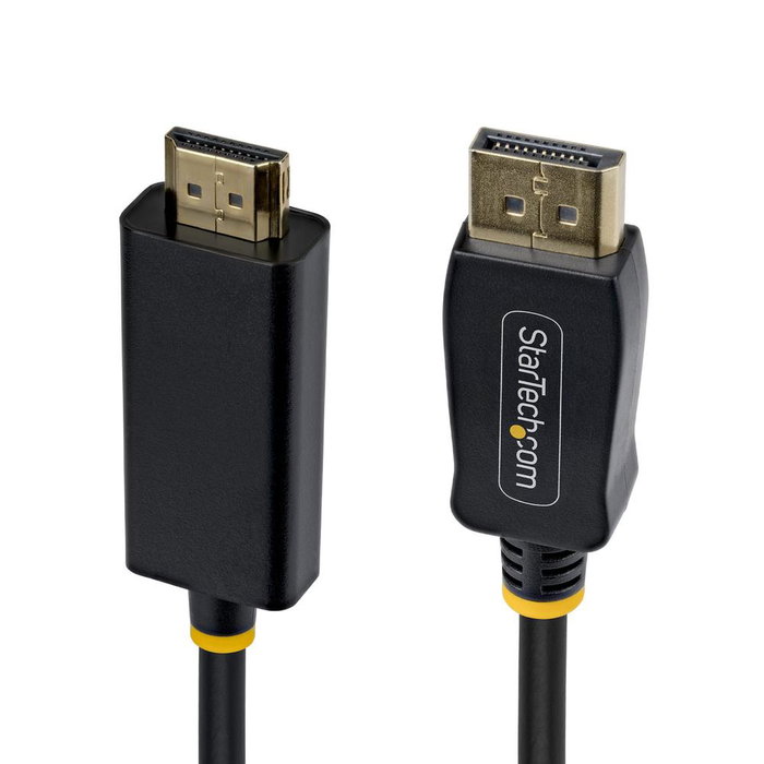 StarTech.com Cable Adaptador DisplayPort a HDMI 1m 4K 60Hz HDR con Conectores de Agarre StarTech.com Cable Adaptador DisplayPort a HDMI 1m 4K 60Hz HDR con Conectores de Agarre