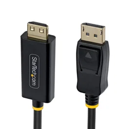StarTech.com Cable Adaptador DisplayPort a HDMI 1m 4K 60Hz HDR con Conectores de Agarre