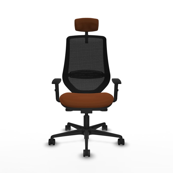 PIQUERAS Y CRESPO Silla de oficina Mardos con mecanismo Sincro/Traslack Marrón/Negro