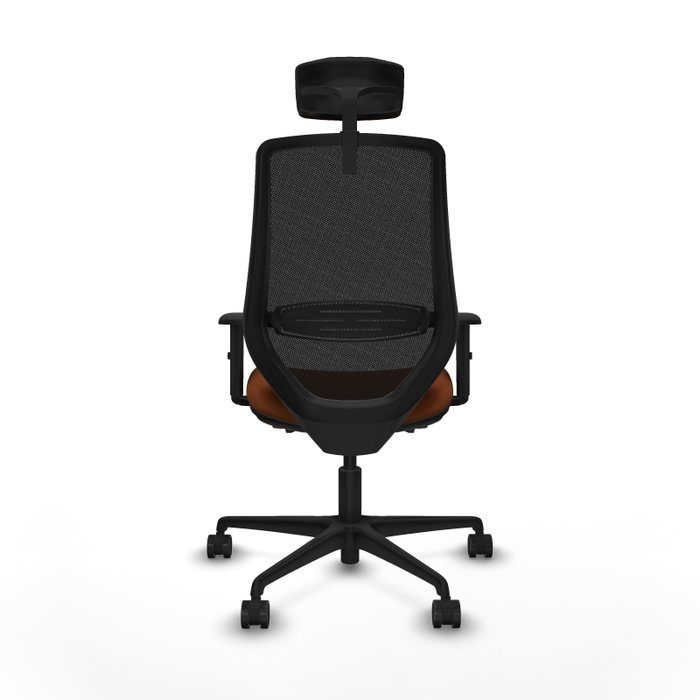 PIQUERAS Y CRESPO Silla de oficina Mardos con mecanismo Sincro/Traslack Marrón/Negro