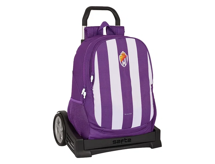 Safta Mochila Mod. 665 con Carro Evolution Real Valladolid 32x44x16cm