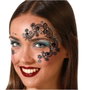 atosa Tatuaje Facial Negro Floral de Fantasía