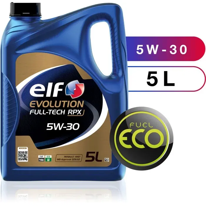 ELF Evolution Full-Tech RPX 5W-30 Aceite de Motor 5L - ELF3425901160993