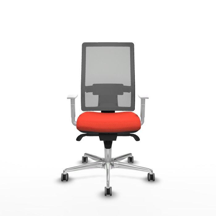 PIQUERAS Y CRESPO Silla de oficina Horna con mecanismo Sincro, Naranja oscuro y Gris PIQUERAS Y CRESPO Silla de oficina Horna con mecanismo Sincro, Naranja oscuro y Gris