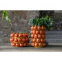 DKD Home Decor Jarrón de Gres Granada Naranja y Amarillo