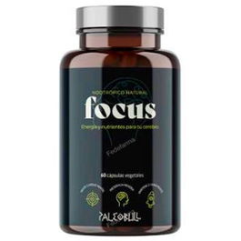 PALEOBULL Focus 60Cap. Nootrópico Natural para Claridad Mental, Rendimiento y Memoria con Ginkgo, L-Teanina y Cafeína