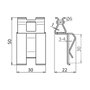 Dehn + Soehne DEHN 308140 Proteccion de sobretensión, 22,4 g