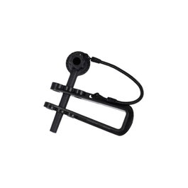 XLC Soporte para lubricar la cadena de E-Bikes, evita giro del plato, instalación en biela diestra, 18 g