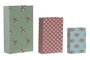 DKD Home Decor Set de 3 Cajas Libro con Imán Verde